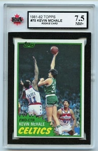 1981-82 TOPPS #75 KEVIN MCHALE RC ROOKIE HOF GRADED 7.5 NM+ (2021-377) - Bild 1 von 5