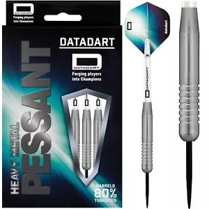 DATADART PESSANT HEAVY METAL 80% TUNGSTEN DARTS SET + WALLET 44g - Picture 1 of 2