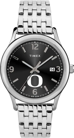 Women's University of Oregon Ducks Watch Timex Sage Stainless Watch Cover