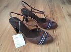 New Rockport Uk Size 6 Us85m Strappy Sandals Shoes Brown Leather New 99