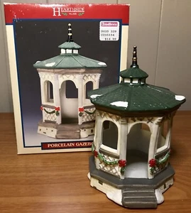 Lemax Hearthside Village Porcelain Gazebo in Box 1991 - Picture 1 of 3