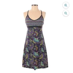 Athleta Shorebreak Swim Dress Biarritz Paisley Floral Removable Cups S A000898 - Picture 1 of 12