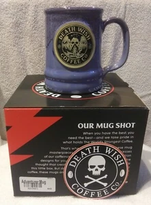ULTRA RARA Death Wish Coffee 2021 Adventurer Taza 1000/3500 FIRMADA Niles Deneen - Imagen 1 de 8