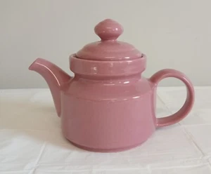 Vintage Waechtersbach Germany Pottery Rose Pink Teapot Bee Mark - Picture 1 of 7