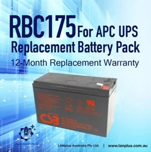 New CSB OEM Replacement Battery RBC175 for APC UPS 12-Month Warranty - Picture 1 of 1
