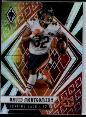 2020 Panini Phoenix Fire Burst David Montgomery Chicago Bears #30 - Image 1 of 2