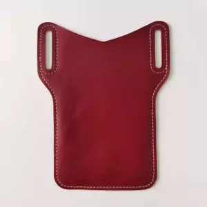 Men Cell Phone Belt Pack Bag Loop Waist Holster Pouch Case Leather Wallet Cover - Picture 1 of 20