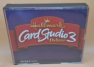 Hallmark Card Studio 3 Deluxe PC CD-Rom 3 Disc Software Set with Manual - Picture 1 of 4