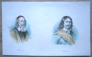 Impresión 1839 Axel Oxenstierna & Lennart Torstensson, Suecia, #23 - Imagen 1 de 1