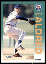 1992 Fleer Scott Aldred Baseball Cards #127