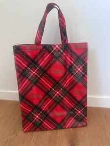 Harrods Tote - Tartan red - Picture 1 of 2
