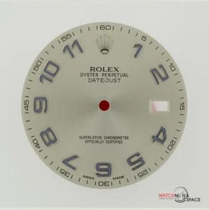 Original Men's Rolex Datejust II 116300 Gray, Blue Arabic Numerals Dial S/S #A23 - Picture 1 of 8