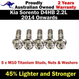 Kit de pernos de cargador turbo de titanio para Kia Sorento D4HB 2,2 L 2014 en adelante - Imagen 1 de 4
