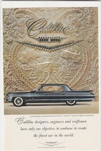 "Anuncio original de la revista Cadillac 1961 ""Diseñadores, ingenieros y artesanos Cadillac" - Imagen 1 de 1