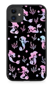 Custodia telefono gomma subacquea sirene nera gotica scura sirena ragazza ragazza F561 - Foto 1 di 2