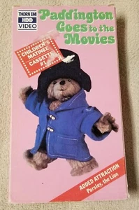 Paddington Goes to the Movies VHS Video Tape 1986 Filmfair HBO Parsley the Lion - Picture 1 of 2