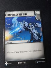 Transformers TCG Wave 1🏆RAPID CONVERSION C 059/081🏆 TRADING  CARD