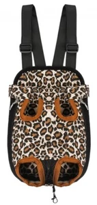 Pet Dog Puppy Cat Carrier Five Holes Backpack Double Shoulder Straps Canvas Cott - Picture 1 of 1