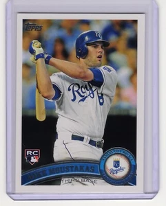 MIKE MOUSTAKAS 2011 TOPPS UPDATE MLB BASEBALL ROOKIE CARD #US192 ROYALS NICE! - Picture 1 of 2