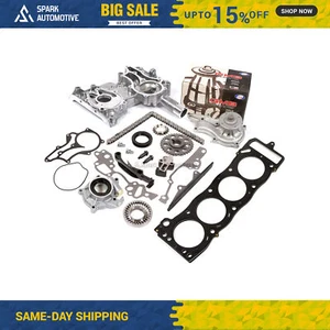 Heavy Duty Timing Chain Kit Oil  Water Pump Head Gasket Fit 85-95 Toyota 22R - Bild 1 von 12