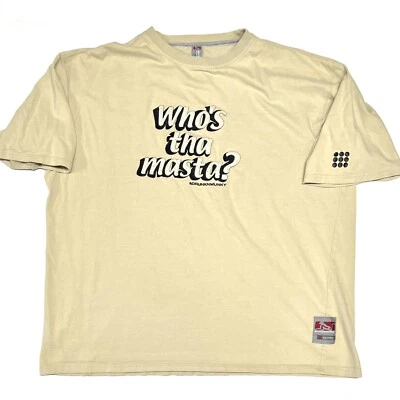 Rare DrunknMunky T Shirt Who’s Tha Masta? Drunk N Munky LastDragon Homage Sz 2XL - Image 1 of 4