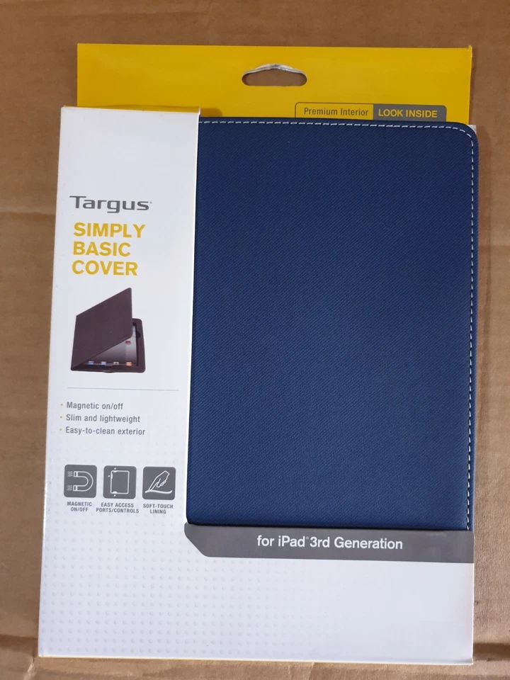 Funda Targus para Apple iPad 2 3 4 Generaciones Azul Magnética 10 pulgadas - Nueva Foto 1 de 4