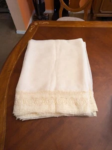 CHRIS MADDEN  LIGHT GOLD/IVORY  Valances 19" X 59" A Set Of 4 - Picture 1 of 9