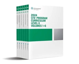 2024 CFA Program Curriculum Level II Box Set, Volumes 1 - 6 (Cfa Institute Progr - Picture 1 of 1