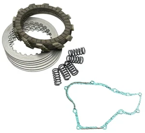Tusk Clutch Kit HD Springs & Cover Gaskets For Honda CR80R 85R 1987–2007 - Picture 1 of 5