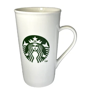 Starbucks Classic 2014 Henkel groß grün Sirene Logo weiß 16 oz Kaffeebecher - Bild 1 von 7