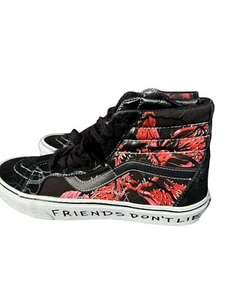 Zapatillas Vans X Stranger Things Sk8-Hi Para Hombre Edición Limitada Negras/Rojas. Talla 11 - Imagen 1 de 10