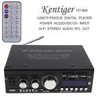 Bluetooth Power Amp Audio Receiver FM USB SD input for Home Speakers Theater