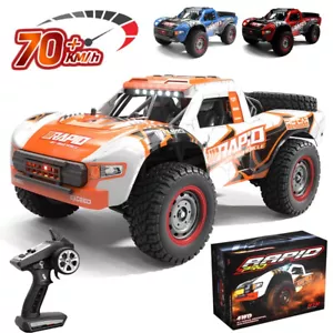 1:14 Brushless RC Autos 70 KM/H Hochgeschwindigkeits Fernsteuerung Auto Truck - Bild 1 von 17