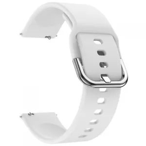 Bracelet Montre Pour Huawei Montre Samsung Active Xiaomi amazfit bip 20 MM Blanc - Photo 1 sur 1