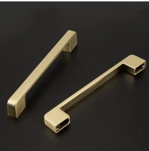 Rergy 10 Pack Gold Cabinet Handles Brushed Brass Cabinet Pulls - LS9901GD160 New - Picture 1 of 12