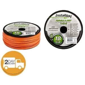 Install Bay von Metra PWOR18500 orange Spule 18 Stärke 500 Fuß Primärlitze - Bild 1 von 3