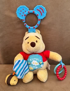 KIDS PREFERRED Disney Baby Winnie The Pooh Multi Sensory Activity Toy teether - Picture 1 of 6
