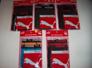 Puma Underwear Underpants 2pk Boxer Briefs Boys Select Size Color NIP - Picture 1 of 6