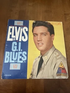 ELVIS PRESLEY in GI BLUES 1960 LP Vinyl Record RCA Victor LPM 2256 - Picture 1 of 4