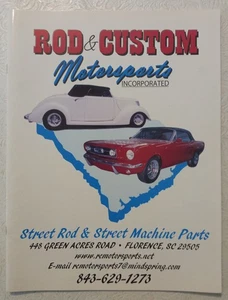 Rod & Custom Motorsports / Street Rod & Street Machine Parts Catalog / 35 pages - Picture 1 of 6