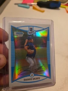 2008 Bowman Chrome - Refractor Prospects #BCP25 Danny Duffy (RC) /599 - Picture 1 of 7