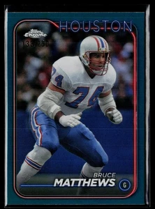 2024 Topps Chrome #190 Bruce Matthews Teal Refractor - Picture 1 of 2