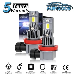 For Chevrolet Malibu 2004-2015 2019-2021 Sedan 4-Door LED Headlight Bulbs White - Picture 1 of 15