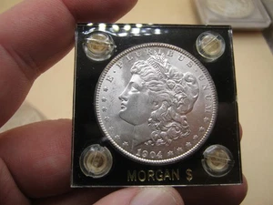 BULLION Fine Condition Morgan Silver Dollar High Grade New Orleans Mint 1904 - Bild 1 von 3