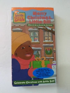 MOLD, UNTESTED Nickelodeon Jr. Merry Christmas Little Bill Cosby VHS PROMOTIONAL - Picture 1 of 9