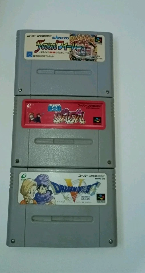 Lote de 3 juegos Super Famicom (sin probar) Foto 1 de 4