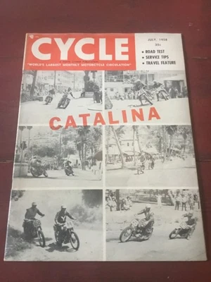 Cycle Magazine. July 1958 Foto 1 de 4