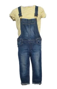 LEI Denim Latzhose, mittel-dunkle Waschung, Mädchen Größe M - Bild 1 von 4