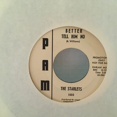 THE STARLETS Better Tell Him No / You Are The One 45  Northern Soul (PROMO) - Image 1 of 2
