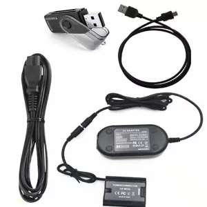 AC Adapter + USB Kabel + Kartenleser für Fuji FujiFilm X-T4, XT4, Digitalkamera - Bild 1 von 1